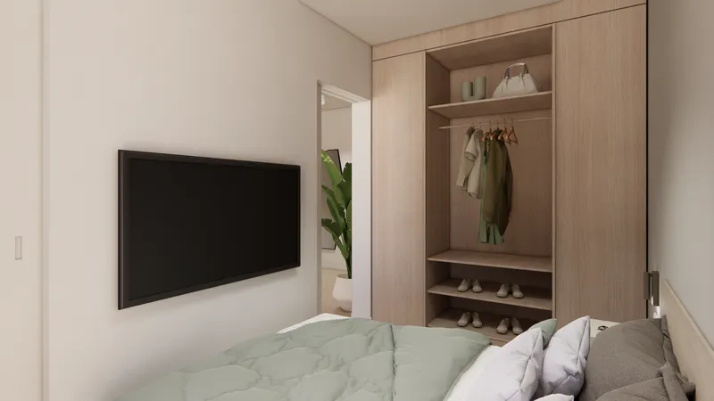 Möbliertes Studio Plus Large mit Gemeinschaftsflächen: Padelplatz, Fitness, Dachterrasse & mehr — photo 1